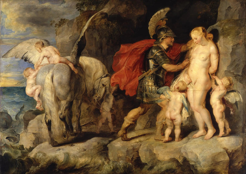 Perseus frigiver Andromeda - Peter Paul Rubens