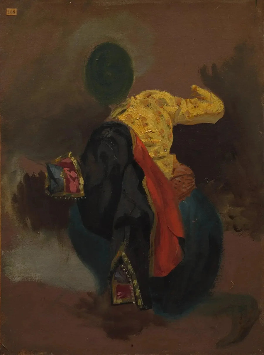 Personage i tyrkisk kostume - Eugène Delacroix