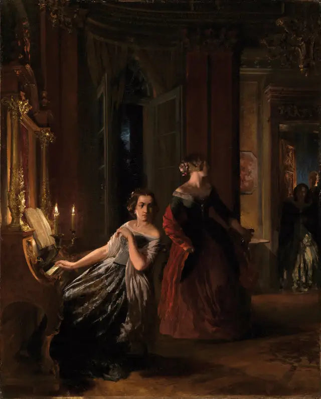 Forstyrrelse - Adolph von Menzel