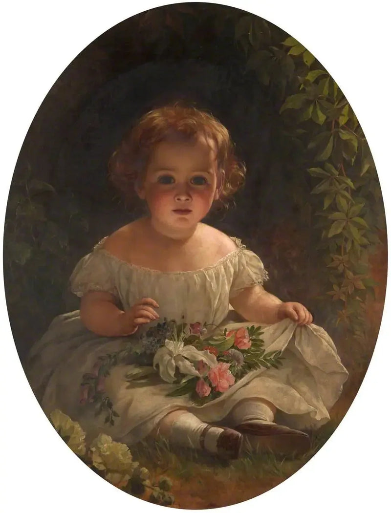 Lille blomsterhandler - Thomas Francis Dicksee