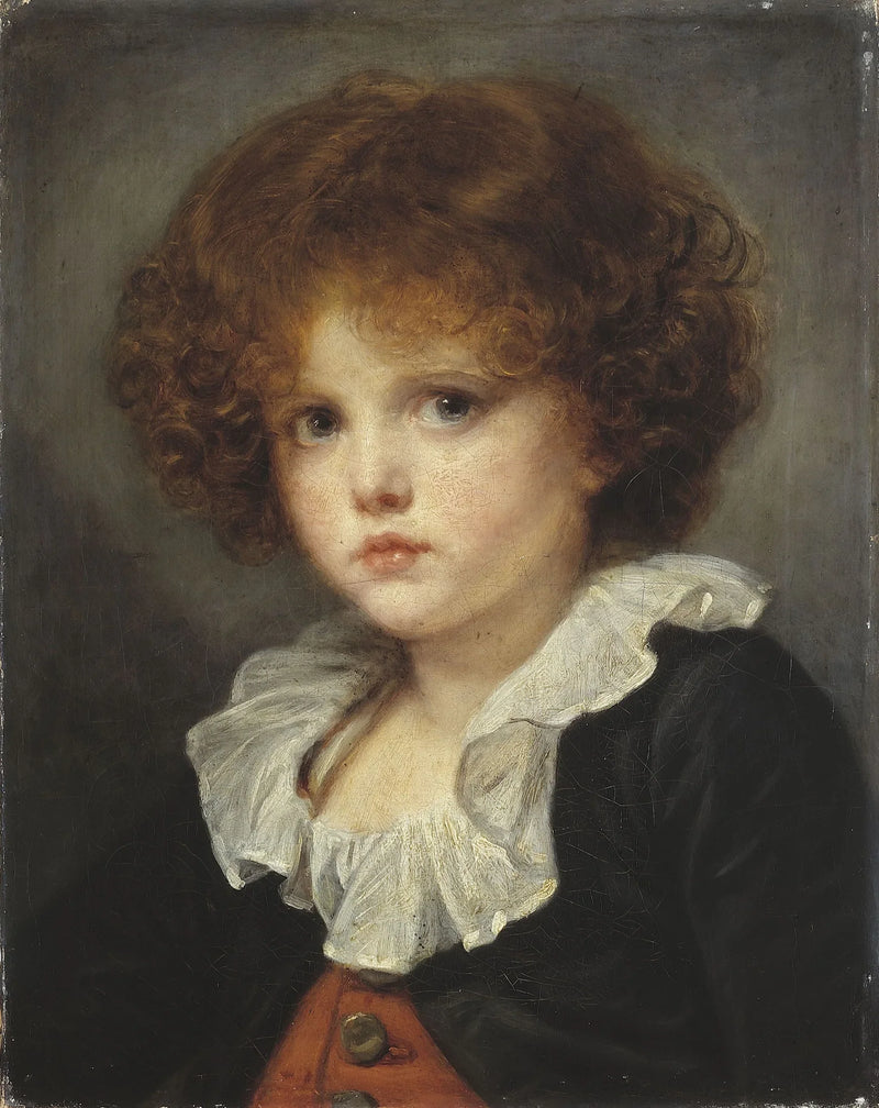 Lille dreng med rød vest - Jean-Baptiste Greuze