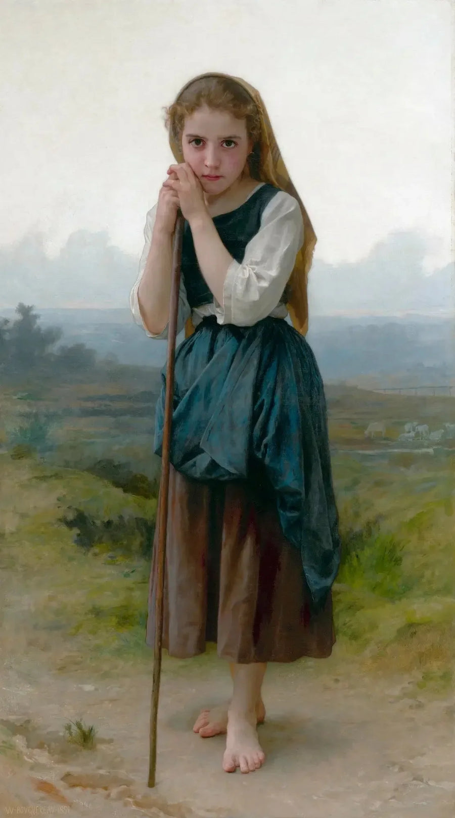 Lille Hyrdepige - Bouguereau