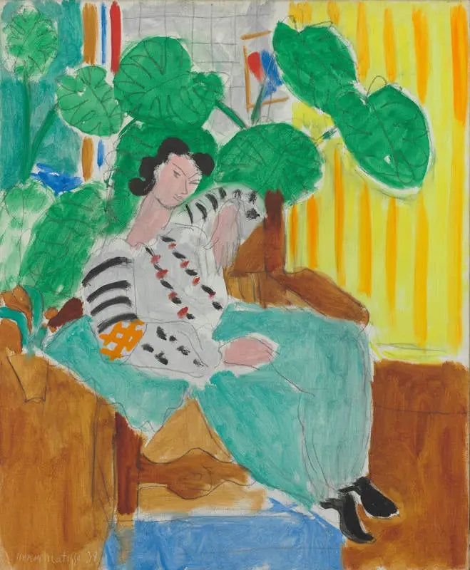 Lille rumænsk bluse med løv - Henri Matisse