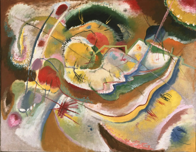 Lille gul maleri (improvisation) - Vassily Kandinsky