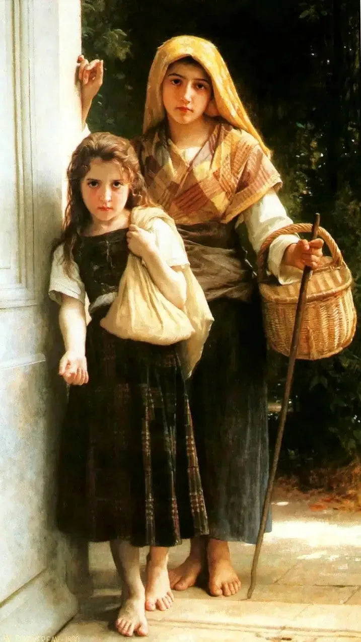 Små Tiggerinder - Bouguereau
