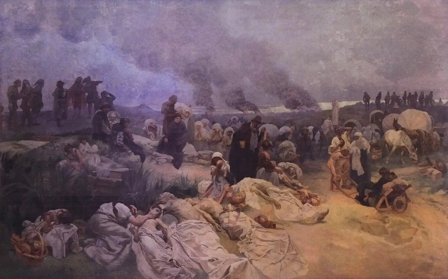 Petr Chelcicky i Vodnany - Alphonse Mucha