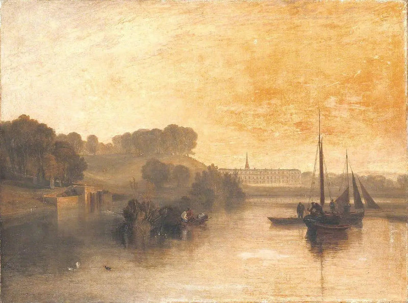 Petworth, Sussex, Greven af Egremonts sæde: Dugfrisk morgen - J. M. W. Turner
