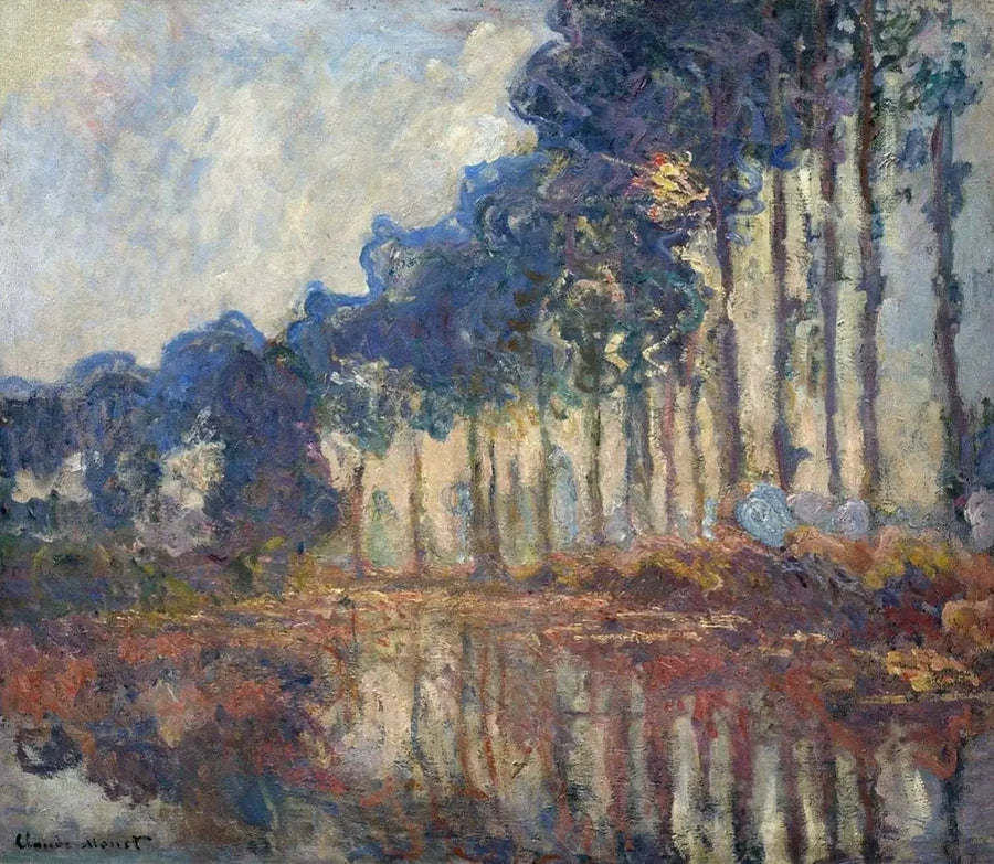 Poplerne, efterår - Claude Monet
