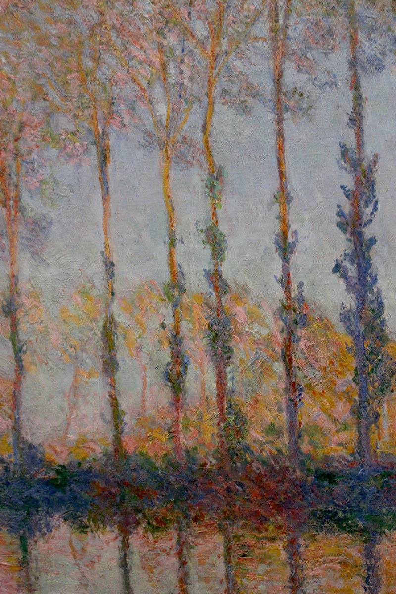 Popler på bredden af Epte W1298 - Claude Monet
