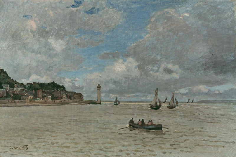 Honfleur Fyrtårn W38 - Claude Monet