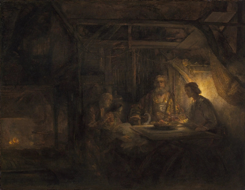 Philémon og Baucis - Rembrandt