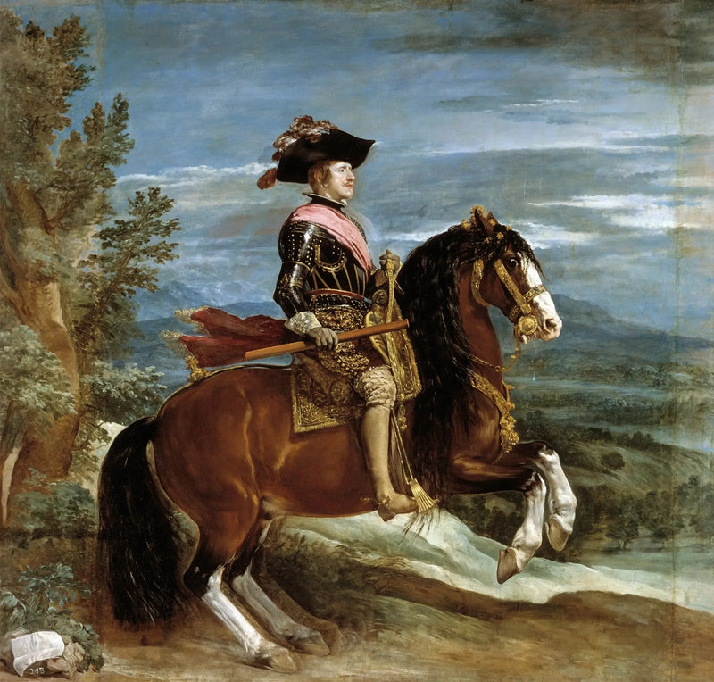 Philippe IV på hest - Diego Velázquez