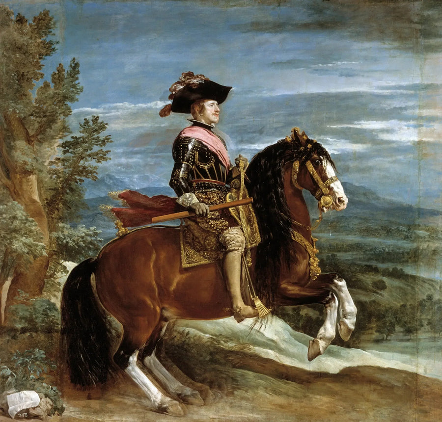 Philippe IV på hest - Diego Velázquez