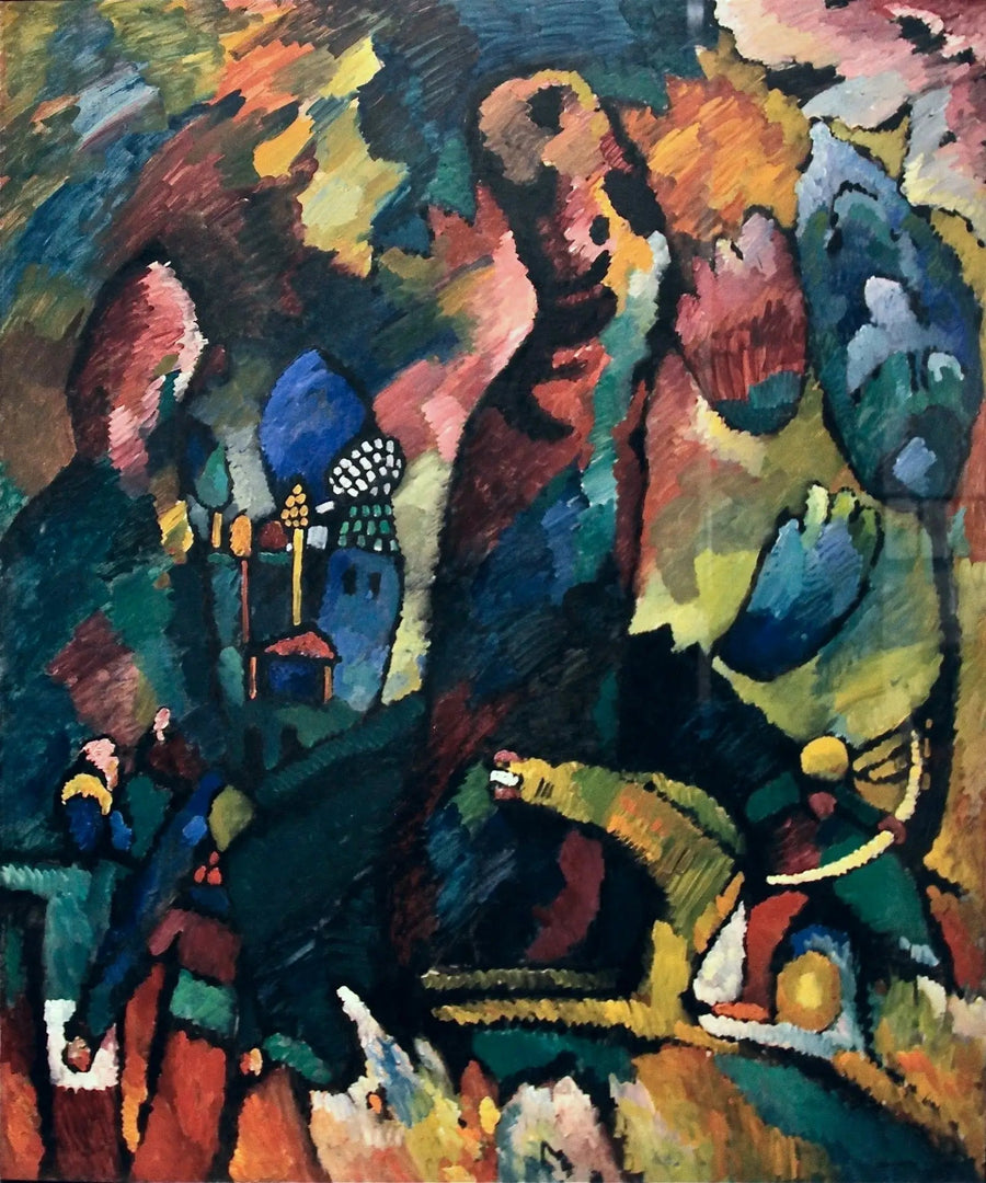 Foto med en bueskytte - Vassily Kandinsky