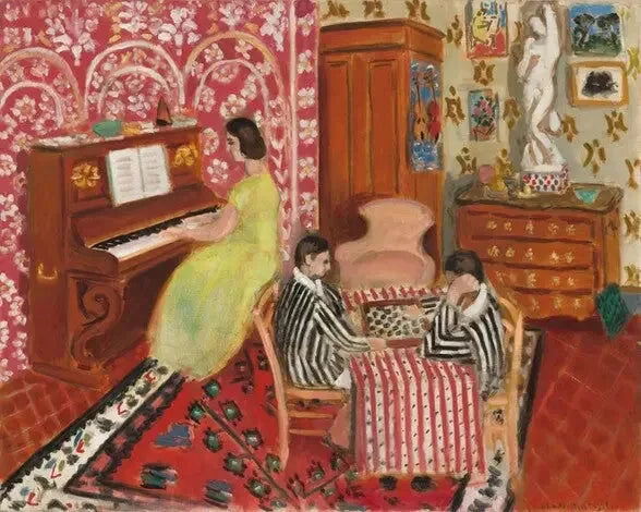 Pianist og Damspillere - Henri Matisse