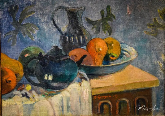 Pichet et fruits - Paul Gauguin - Reproductions de tableaux et peintures haut de gamme