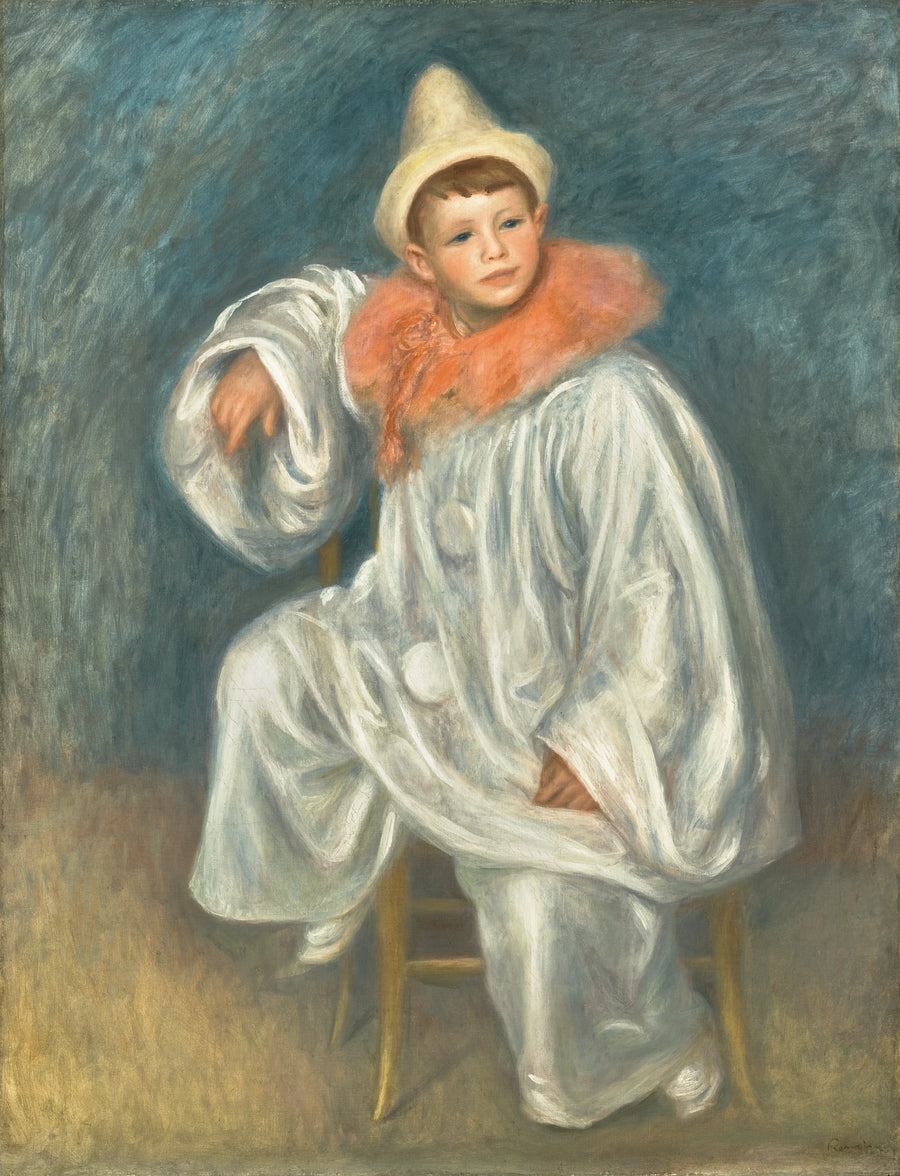 Den Hvide Pierrot - Pierre-Auguste Renoir