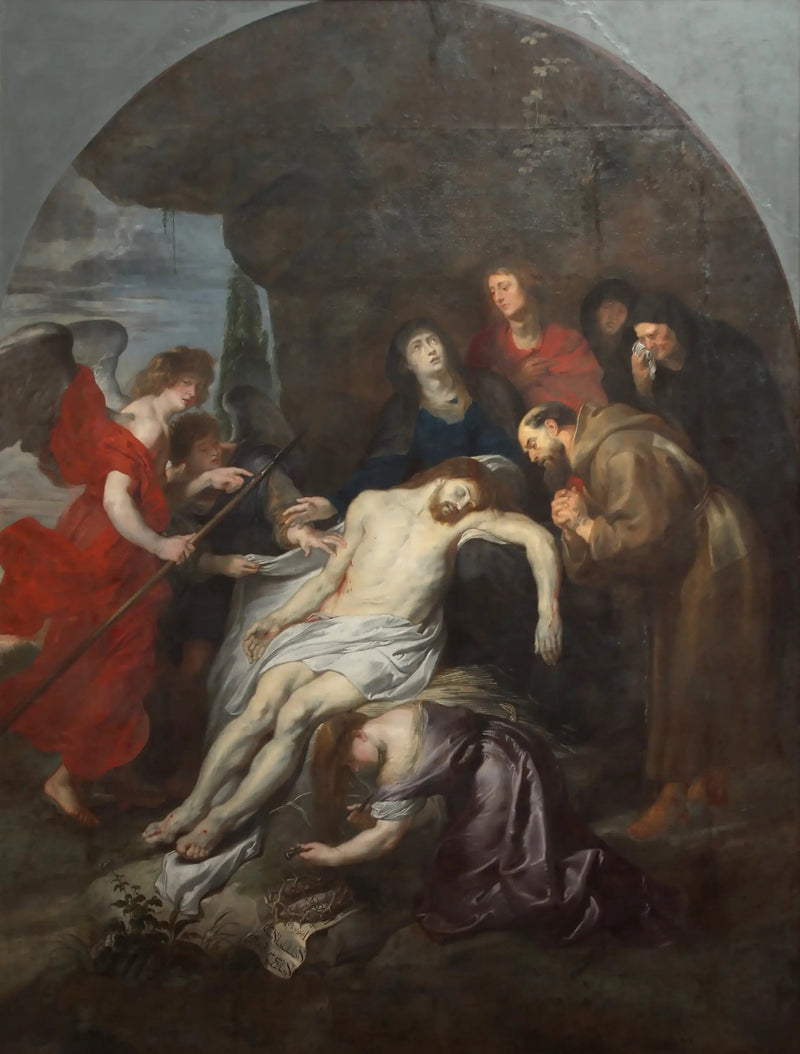 Piëta med Saint-François - Peter Paul Rubens