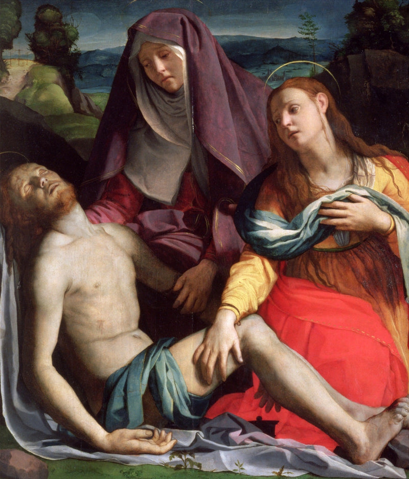 Pietà med Sankt Maria Magdalena - Bronzino