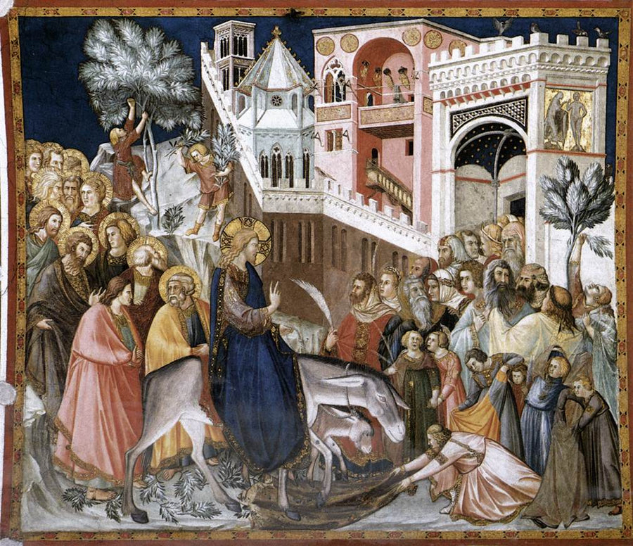L’Entrée du Christ à Jérusalem - Pietro Lorenzetti