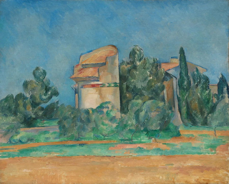 Duerhus fra Bellevue - Paul Cézanne