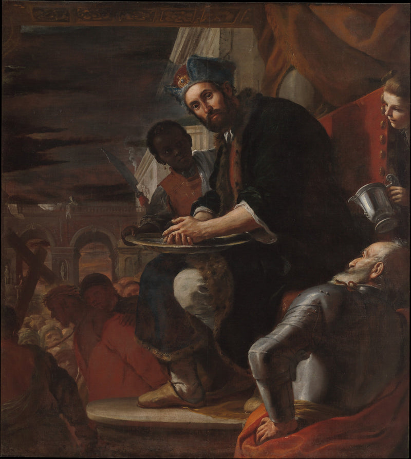 Pilatus, der vasker hænderne - Mattia Preti