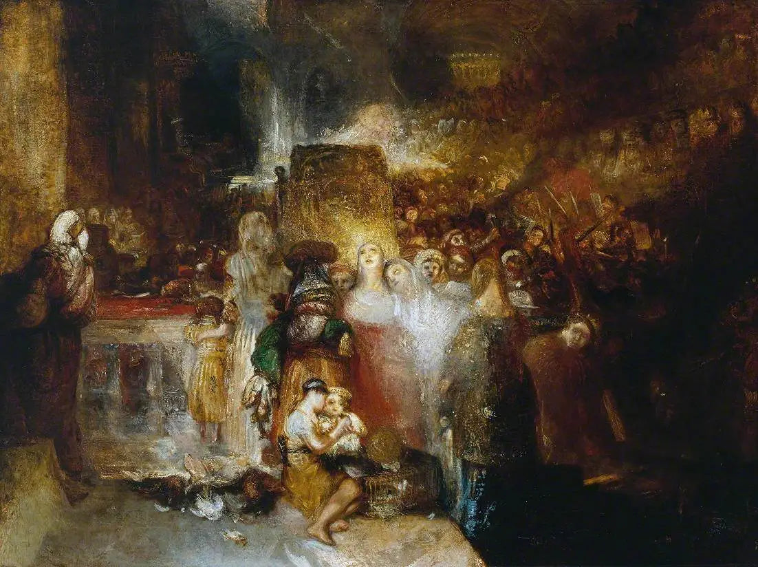 Pilate Washing his Hands - J. M. W. Turner image 1 tableau peint à l’huile sur toile