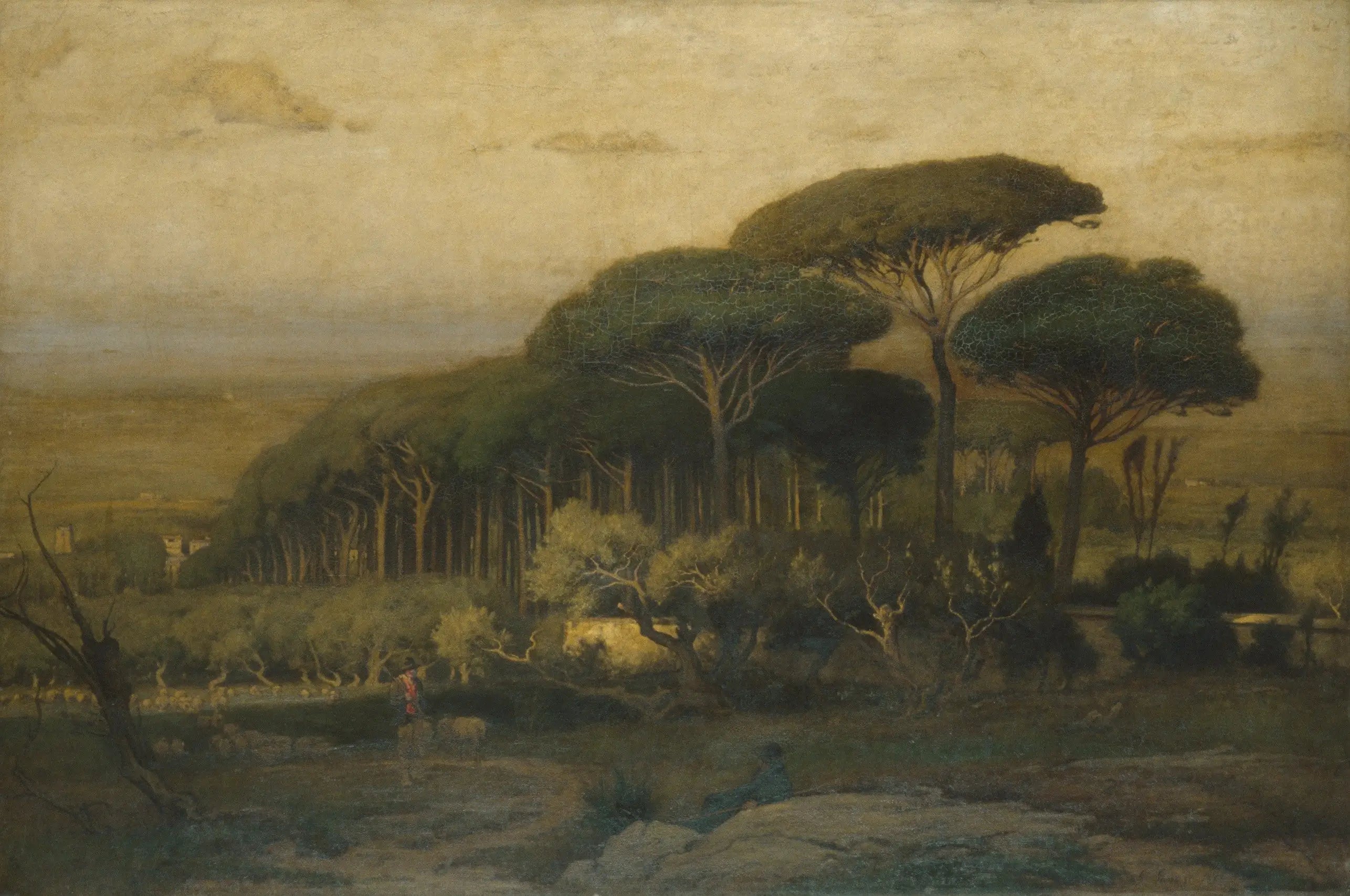 Pinède de la Villa Barberini - George Inness - Alpha Reproduction