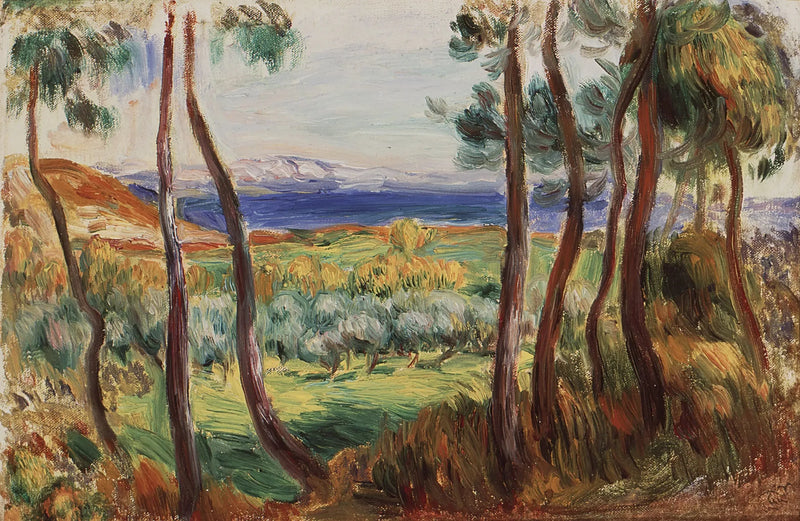 Pins i nærheden af Cagnes - Pierre-Auguste Renoir