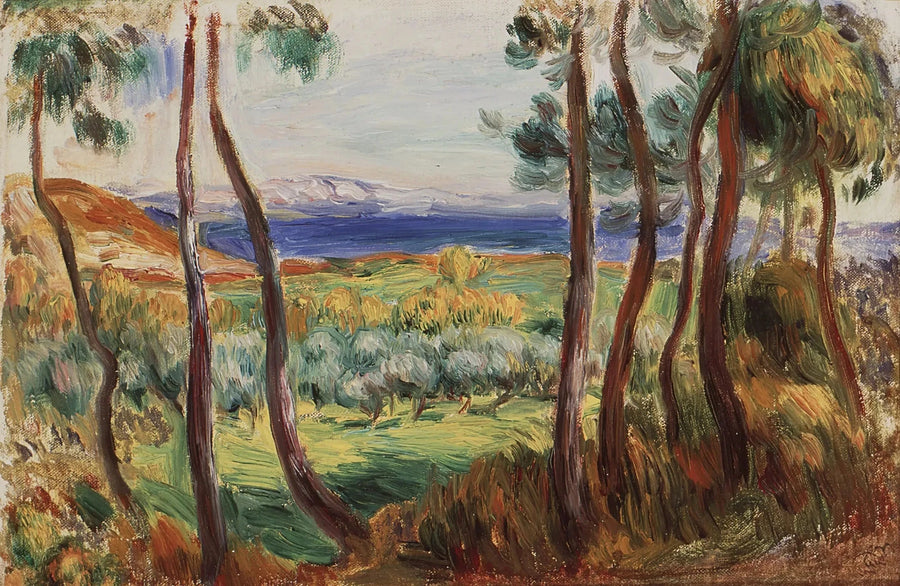 Pins i nærheden af Cagnes - Pierre-Auguste Renoir