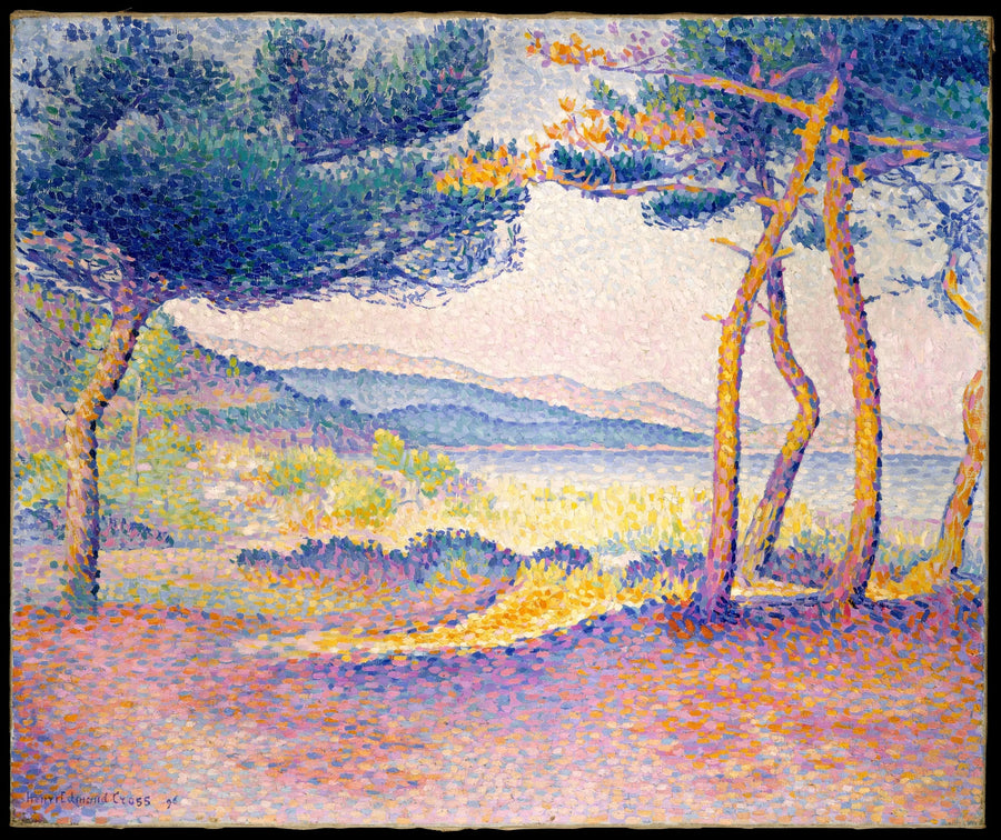 Pins langs kysten - Henri-Edmond Cross