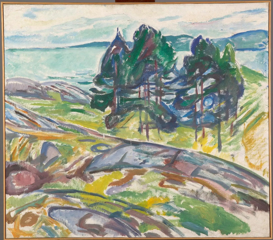 Pins nær havet - Edvard Munch
