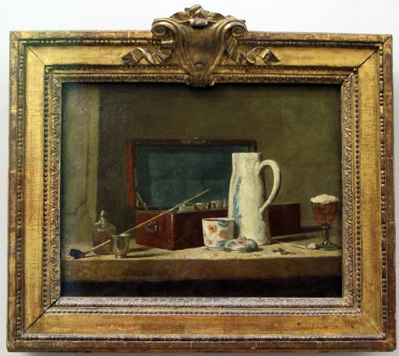 Rør og drikkeglas - Jean Siméon Chardin