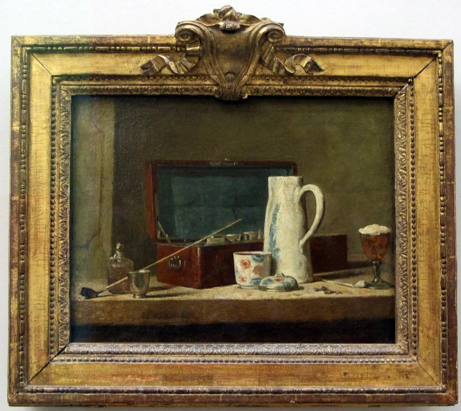 Rør og drikkeglas - Jean Siméon Chardin