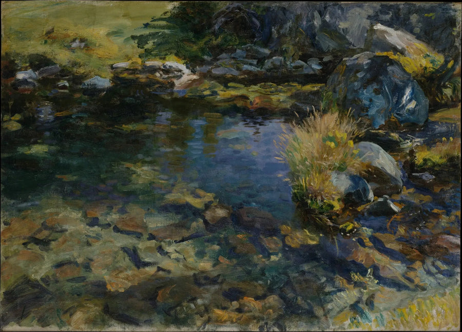 Alpin svømmehal - John Singer Sargent