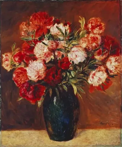 Pæoner - Pierre-Auguste Renoir