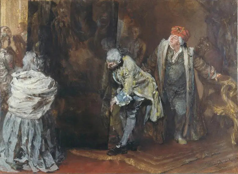 Plads til den store Raphael - Adolph von Menzel