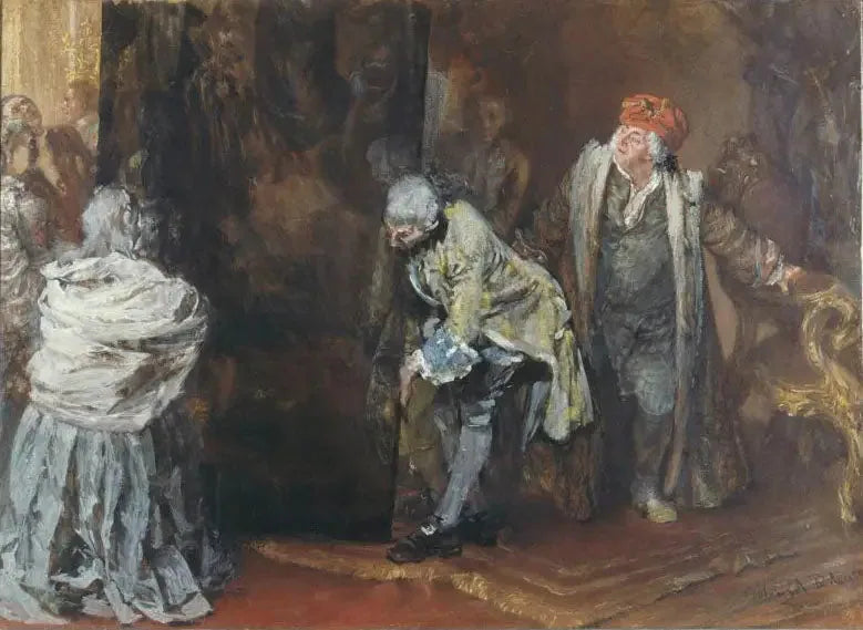 Plads til den store Raphael - Adolph von Menzel