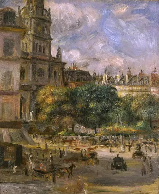 Pladsen ved Trinité, Paris - Pierre-Auguste Renoir