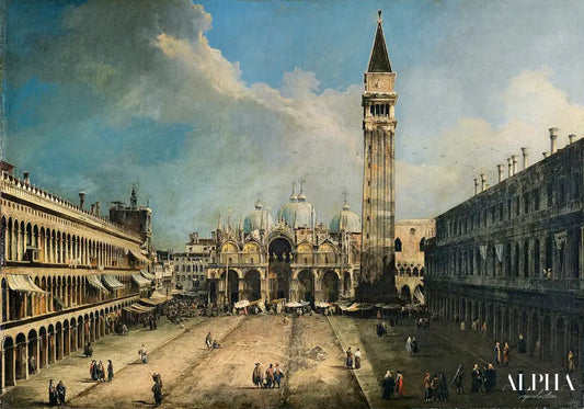 Place Saint-Marc (Canaletto) - Giovanni Antonio Canal - Reproductions de tableaux et peintures haut de gamme