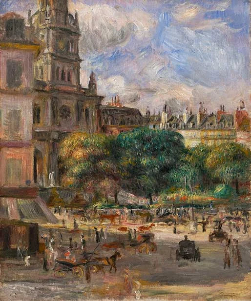 Pladsen ved Trinité, Paris - Pierre-Auguste Renoir