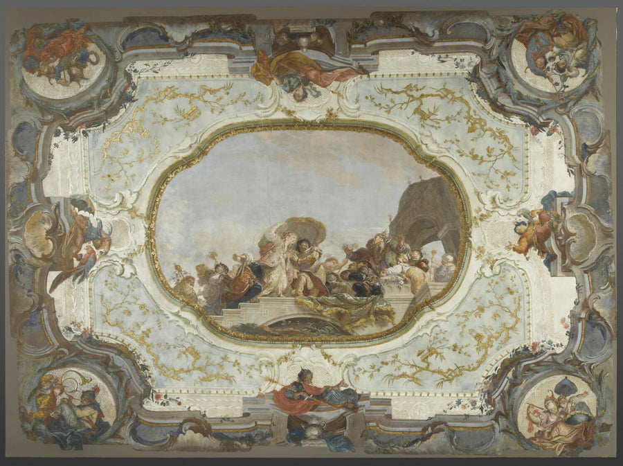 Plafond d'une grande salle d'un palais - Giovanni Scajario