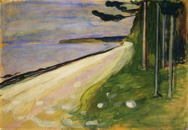 Strand ved Åsgårdstrand - Edvard Munch