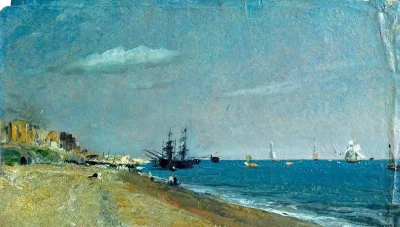 Brighton Strand med Halskæder - John Constable