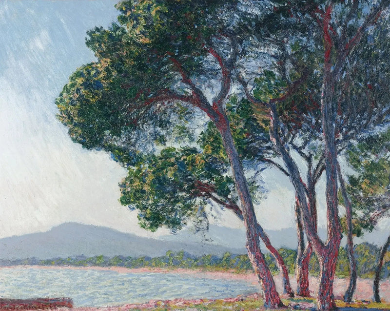 Strand ved Juan-les-Pins - Claude Monet