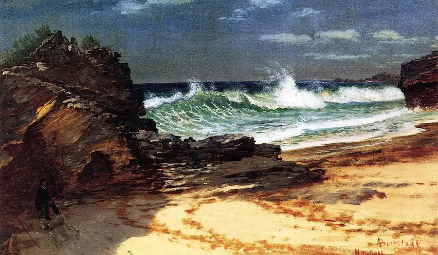 Nassau-stranden - Albert Bierstadt
