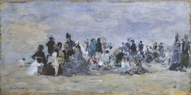 Trouville Strand - Eugène Boudin