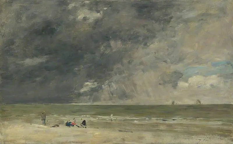Trouville Strand - Eugène Boudin