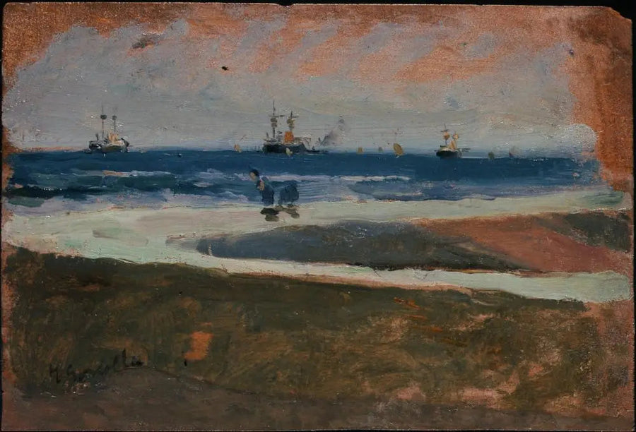 Valencia Strand - Joaquín Sorolla