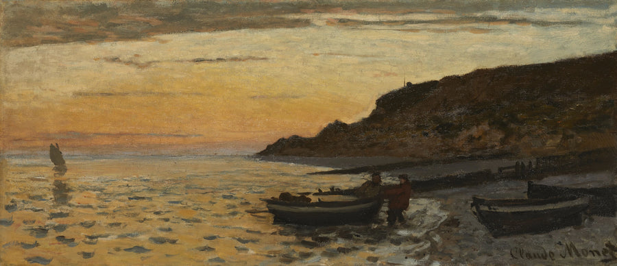 Sainte-Adresse Beach W39a - Claude Monet
